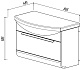 Belux Тумба с раковиной Итака НП85-02 белая – фотография-4