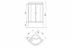 Royal Bath Душевая кабина RB90CK5-BT-CH – фотография-2