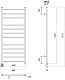 Domoterm Полотенцесушитель электрический Медея П12 (3-4-5) 600x1200 EL хром – картинка-6