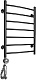 Domoterm Полотенцесушитель электрический Калипсо П7 500x700 ЧРН EL черный – фотография-6