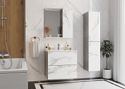 Onika Мебель для ванной Марбл 65.13 подвесная мрамор/камень бетонный – фотография-8
