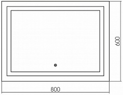 Mixline Зеркало Премьер Ливия-2 80 – фотография-2