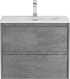 BelBagno Тумба под раковину Kraft 39 80 подвесная Cemento Grigio – фотография-2