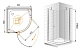 Cezares Душевой уголок ELENA-W-R-11-90-C-Cr-R – фотография-7