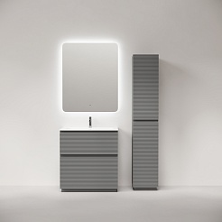 Sancos Тумба под раковину напольная Folk Floor 80 ergraut soft – фотография-3