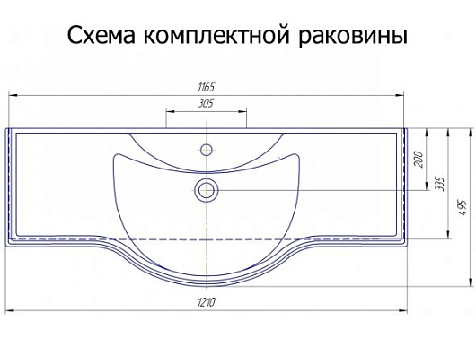 Aquanet Комплект мебели Валенса NEW 120 белый – фотография-12