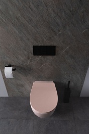 Allen Brau Унитаз подвесной Fantasy 4.11004.SM розовый с крышкой 4.11005.SM – фотография-9