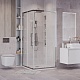 Grossman  Душевой уголок Cosmo 90x90x195 профиль хром стекло прозрачное – картинка-14