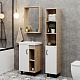 Onika Мебель для ванной Тимбер 50 L белая матовая/дуб сонома – фотография-19