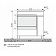 СанТа Тумба с раковиной Марс 80 напольная, дверка – картинка-9