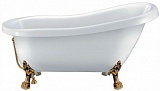 Фэма Акриловая ванна "Alba 155", ножки золото, покрытие RAL металлик 