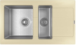 Florentina Мойка кухонная Комби 860 К шампань – фотография-1