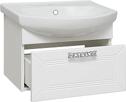 Runo Тумба для умывальника Монро 55 подвесная – фотография-2