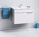 Aqwella Мебель для ванной Бриг 75 подвесная, белая, зеркало-шкаф – фотография-12