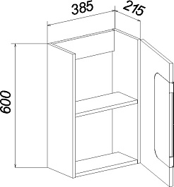 Бриклаер Тумба под раковину Форест 40 подвесная белый/дуб золотой – фотография-5