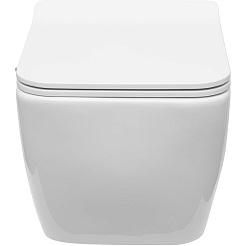 Allen Brau Унитаз подвесной Liberty 4.33009.20 белый с крышкой 4.33008.20 – фотография-2