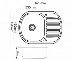 Zorg Кухонная мойка Inox PVD SZR-6249 BRONZE – фотография-2