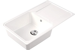 Dr. Gans Мойка кухонная Кардинал 840 белая – фотография-2