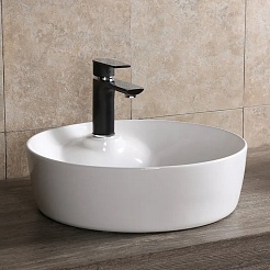 Ceruttispa Раковина накладная 44 CR0090 белая – фотография-3