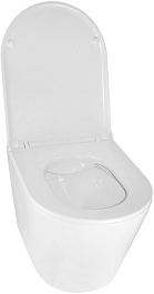 Azario Унитаз подвесной Teramo AZ-0053 безободковый белый – фотография-7