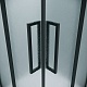 Grossman  Душевой уголок Cosmo 100x100x195 профиль черный матовый стекло шиншилла – картинка-20