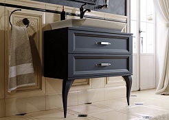 Aqwella Мебель для ванной LaDonna 85 черный матовый – фотография-8