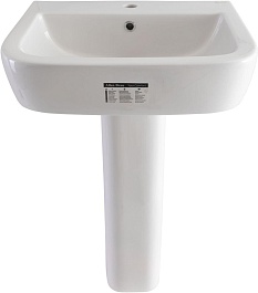 Allen Brau Раковина Infinity 56 4.21007.20 белый глянец – фотография-4