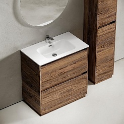 Sancos Тумба под раковину Libra Floor 80 дуб чарльстон – фотография-2