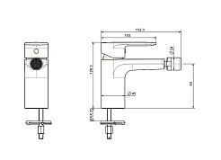 Aquatek Смеситель для биде Ника AQ1818CR хром – фотография-2