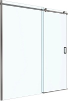 BelBagno Душевая дверь в нишу Soft Close-2 SOFT_CLOSE-2-BF-1-180-C-GM 180x200 профиль оружейная сталь стекло прозрачное