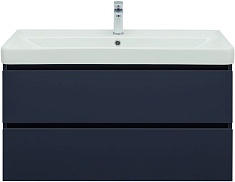 Aquanet Тумба с раковиной Вега 2.0 100 Ирис подвесная маренго матовая