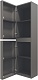 Vincea Шкаф пенал Caprise 40 L подвесной серый матовый – фотография-5
