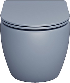 Grossman Унитаз подвесной Color GR-4411BSMS-21 голубой матовый – фотография-2