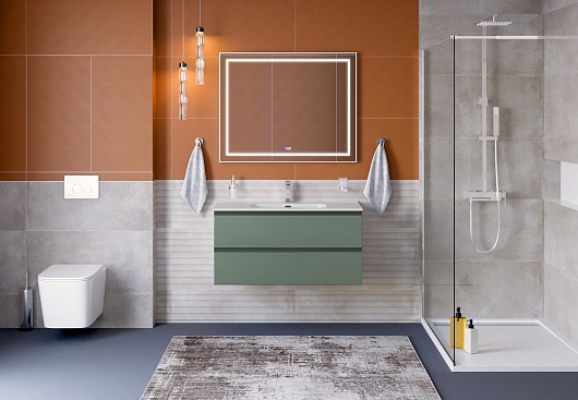 BelBagno Тумба с раковиной Kraft 100 подвесная Еловый матовый с раковиной BB1000ETL – фотография-12