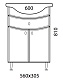 Аквалайф Тумба с раковиной Сонора 60 – фотография-5