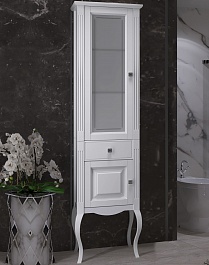 Opadiris Шкаф-пенал для ванной Лаура 45 L белый – фотография-1