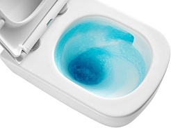 Azario Унитаз подвесной Campo AZ-1883WH безободковый белый – фотография-4