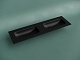 Ceramicanova Мебельная раковина Grace 161 с двумя чашами CN7023MB чёрный матовый – картинка-7