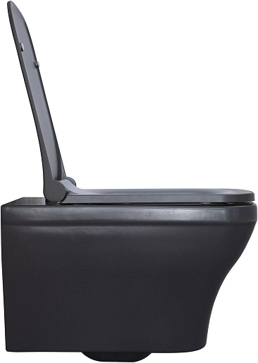 Allen Brau Унитаз подвесной Infinity 4.21011.AN антрацит с крышкой 4.21014.AN – картинка-11
