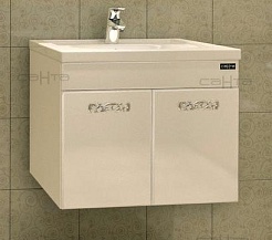 СанТа Тумба с раковиной Ливерпуль 60 подвесная – фотография-1