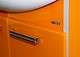 Misty Тумба с раковиной Джулия 105 прямая оранжевая – картинка-13