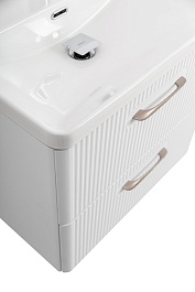 BelBagno Тумба под раковину Due 60 подвесная Белый металлик – фотография-7