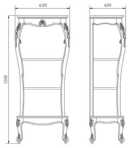 Demax Тумба для ванной "Афины" – фотография-6
