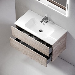 Sancos Тумба под раковину Urban 80 дуб галифакс натуральный – фотография-5