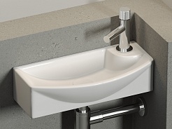 Ceramicanova Раковина Element 45/22 CN6038L белая – фотография-6