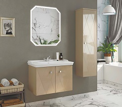 Comforty Пенал подвесной Кремона 38 латте – фотография-2