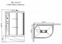 Orans Душевая кабина SR-86155L – фотография-7