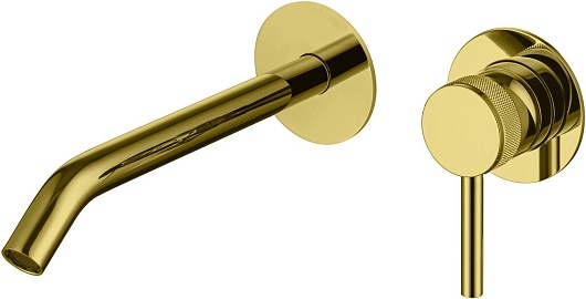 Allen Brau Смеситель для раковины Priority 5.31A03-GB (с внутренней частью) золото – фото-1