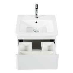 BelBagno Тумба с раковиной Albano-Cer 60 подвесная Bianco Lucido – фотография-5