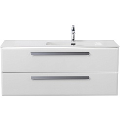 Cezares Тумба с раковиной Eco Cer-N 120 R bianco lucido CZR-8095-120-R ручки серые – фотография-2